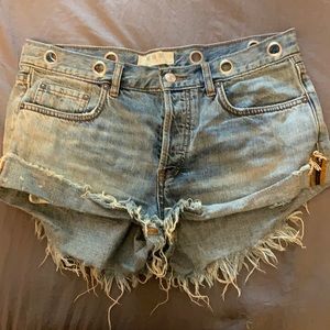 Free People Denim Shorts